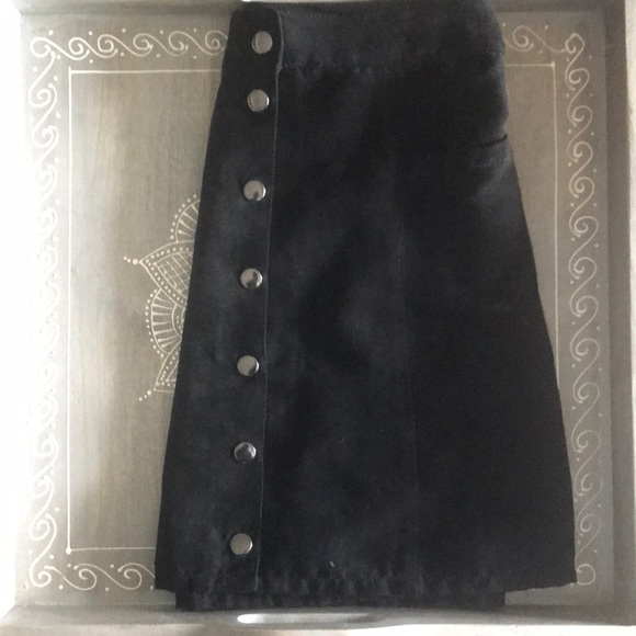 Black Velvet Skirt from Express - Picture 7 of 7